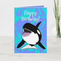 Orca Killer Whale Geburtstag individuell einstellb