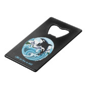 Orca Killer Whale Geldbeutel Flaschenöffner (Vorderseite Schrägansicht)