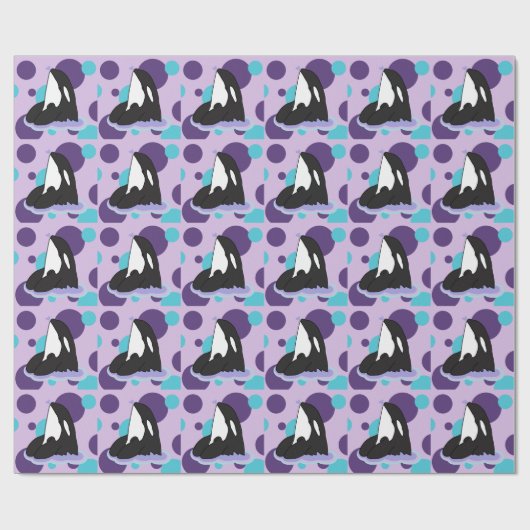 Orca Killer Whale Geschenkpapier (Flach)