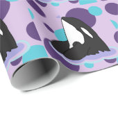 Orca Killer Whale Geschenkpapier (Rolleneckpunkt)