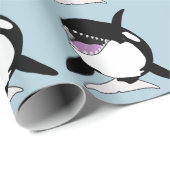 Orca Killer Whale Geschenkpapier (Rolleneckpunkt)