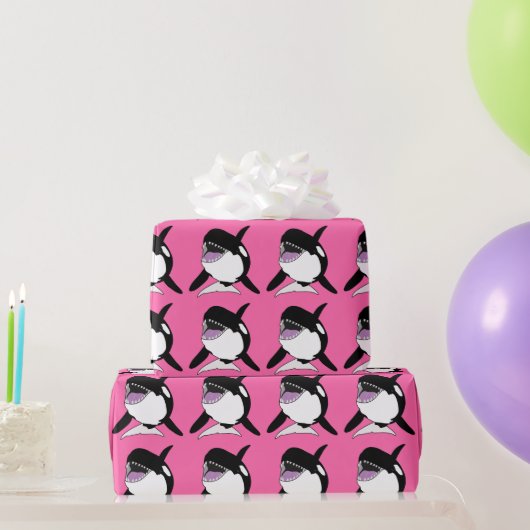 Orca Killer Whale Geschenkpapier (Partygeschenke)