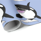Orca Killer Whale Geschenkpapier (Rolleneckpunkt)