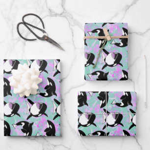 Orca Killer Whale Geschenkpapier Set
