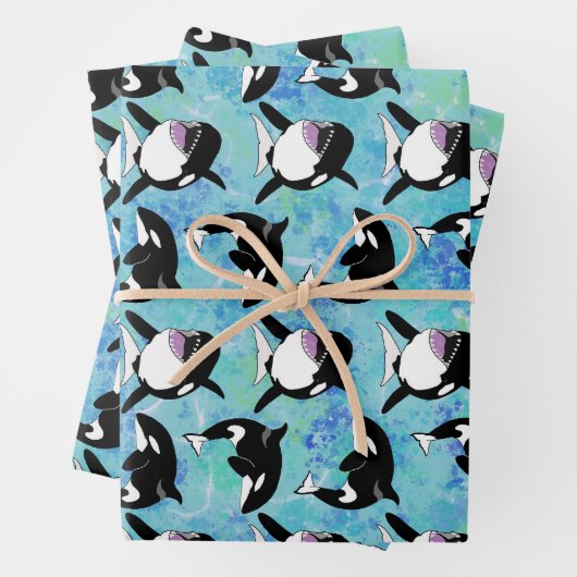 Orca Killer Whale Geschenkpapier Set (Beispiel)
