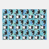Orca Killer Whale Geschenkpapier Set (Vorderseite)