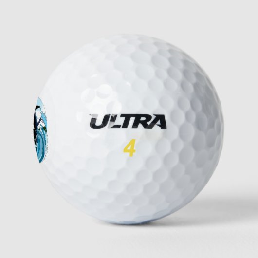 Orca Killer Whale Golfball (Logo)