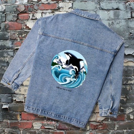 Orca Killer Whale Jeansjacke
