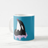 Orca Killer Whale Kaffee Tasse (Vorderseite Links)