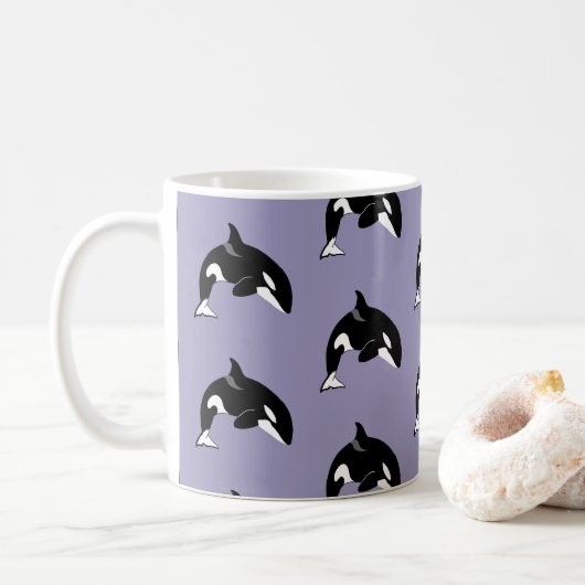 Orca Killer Whale Kaffeetasse (Mit Donut)