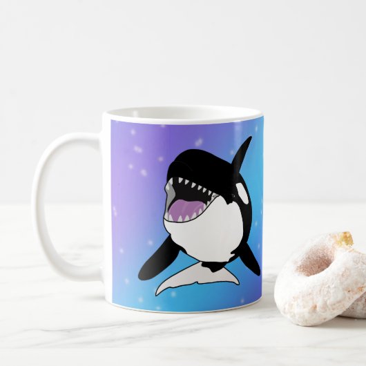 Orca Killer Whale Kaffeetasse (Mit Donut)