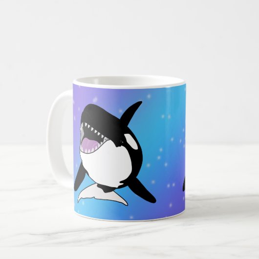 Orca Killer Whale Kaffeetasse (Vorderseite Links)
