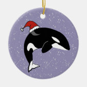Orca Killer Whale Keramik Ornament (Vorne)