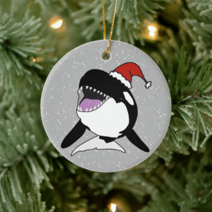 Orca Killer Whale Keramik Ornament