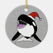 Orca Killer Whale Keramik Ornament (Vorne)