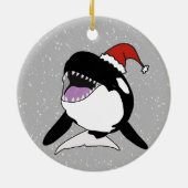 Orca Killer Whale Keramik Ornament (Hinten)