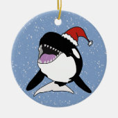 Orca Killer Whale Keramik Ornament (Vorne)