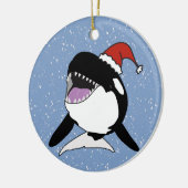 Orca Killer Whale Keramik Ornament (Links)