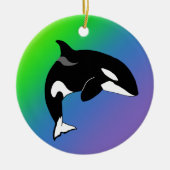 Orca Killer Whale Keramik Ornament (Vorne)