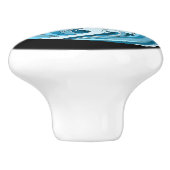 Orca Killer Whale Keramikknauf (Seitenansicht)