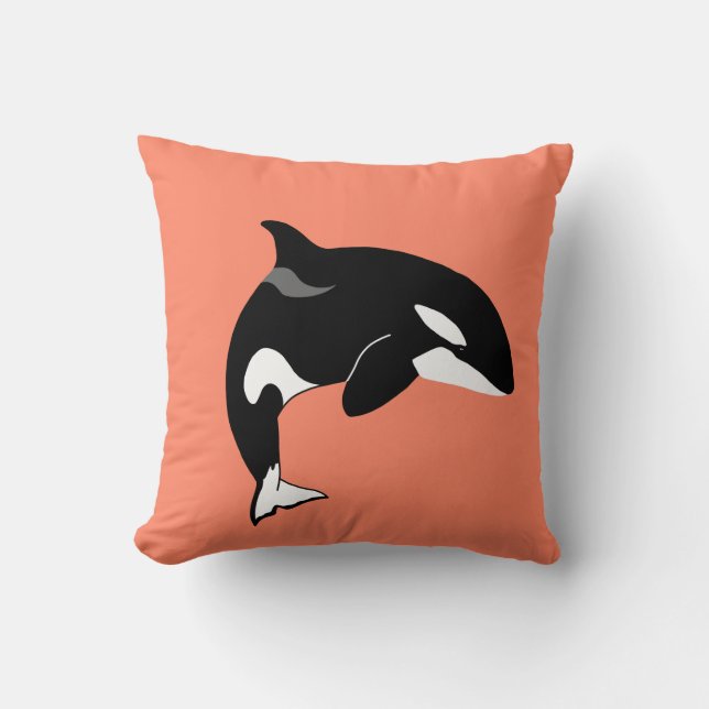 Orca Killer Whale Kissen (Vorderseite)