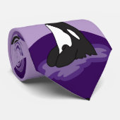 Orca Killer Whale Krawatte (Gerollt)
