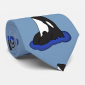 Orca Killer Whale Krawatte (Gerollt)