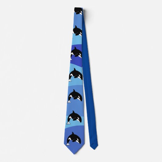 Orca Killer Whale Krawatte (Vorderseite)