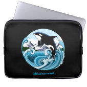 Orca Killer Whale Laptopschutzhülle (Vorderseite)