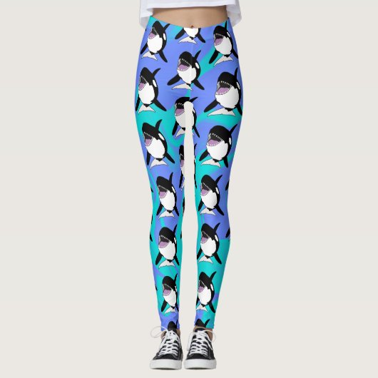 Orca Killer Whale Leggings (Vorderseite)