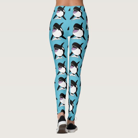 Orca Killer Whale Leggings (Rückseite)