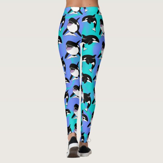 Orca Killer Whale Leggings (Rückseite)