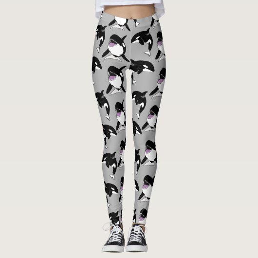 Orca Killer Whale Leggings (Vorderseite)