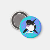 Orca Killer Whale Magnet (Vorderseite/Rückseite)