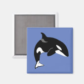 Orca Killer Whale Magnet (Vorderseite/Rückseite)