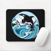 Orca Killer Whale Mousepad (Mit Mouse)