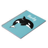 Orca Killer Whale Notizblock (Linke Seite)