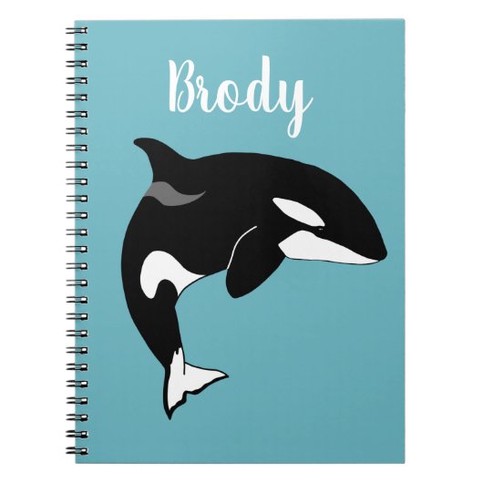 Orca Killer Whale Notizblock (Vorderseite)