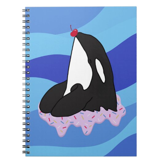 Orca Killer Whale Notizblock (Vorderseite)