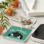 Orca Killer Whale- oh Wal! Schlüsselanhänger (Vorderseite rechts)