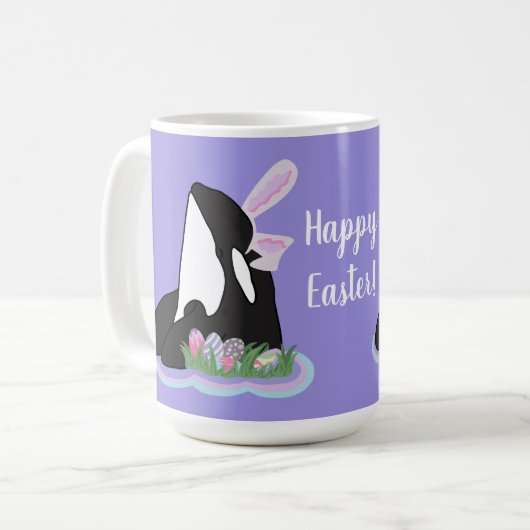 Orca Killer Whale Oster Kaffeetasse (Vorderseite Links)