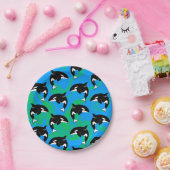 Orca Killer Whale Pappteller (Party)