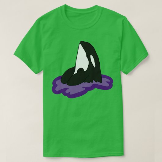 Orca Killer Whale Pattern T-Shirt (Design vorne)