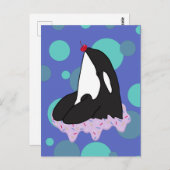 Orca Killer Whale Postkarte (Vorne/Hinten)