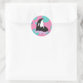 Orca Killer Whale Runder Aufkleber (Tasche)