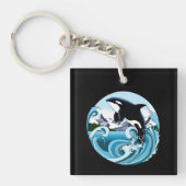 Orca Killer Whale Schlüsselanhänger (Vorderseite)