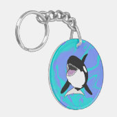 Orca Killer Whale Schlüsselanhänger (Vorderseite links)