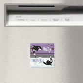 Orca Killer Whale schmutzig/sauber Magnet (In Situ (Geschirrspüler))