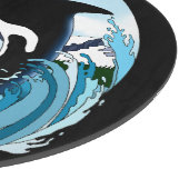 Orca Killer Whale Schneidebrett (Ecke)