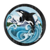 Orca Killer Whale Schneidebrett (Vorderseite)
